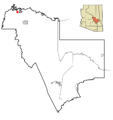 Gila County Incorporated and Unincorporated areas Pine highlighted