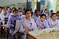 Girls in school in Khyber Pakhtunkhwa, Pakistan (7295675962)