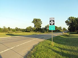 Entering Goodland Township along M-53