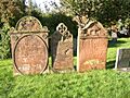 Gravestones in the church yard, Temple Sowerby - geograph.org.uk - 291330