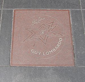 Guy Lombardo Star on Canada's Walk of Fame