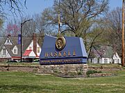 Haskell Indian Nations University Sign