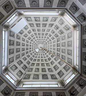 Henriette Wegners paviljong i Frognerparken, tak med kopi av kuppelen over Pantheon