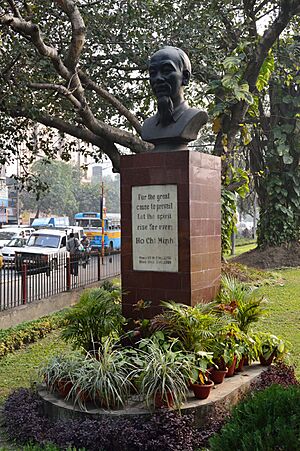 Ho Chi Minh - Bust - Chowringhee Road - Kolkata 2013-01-05 2465