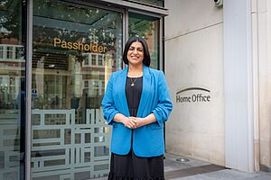Home Secretary Shabana Mahmood arrives at the Home Office (54767628643)