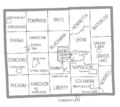 Jackson County, MI census map