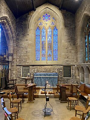 Lady Chapel altar - St Nicholas Church, Leicester