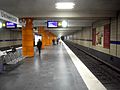 München- U-Bahnhof Universität- auf Bahnsteig zu Gleis 2 1.4.2010
