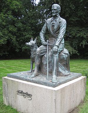 Macklean, Rutger; staty av Axel Ebbe