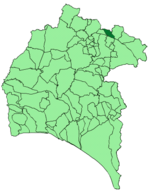 Map of Cañaveral de León (Huelva)