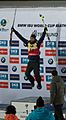 Martin Fourcade jumping