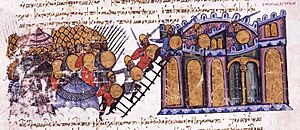 Melitene by the Byzantines in 934 from the Chronicle of John Skylitzes