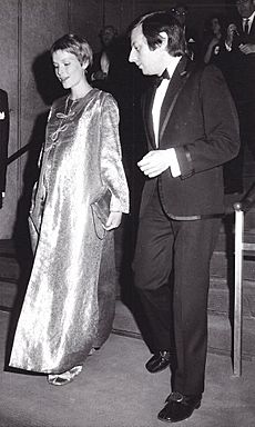Mia Farrow and Andre Previn at Juilliard (1969)