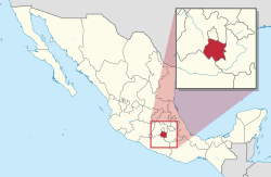 Location of Morelos Commune