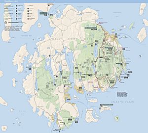 NPS acadia-map