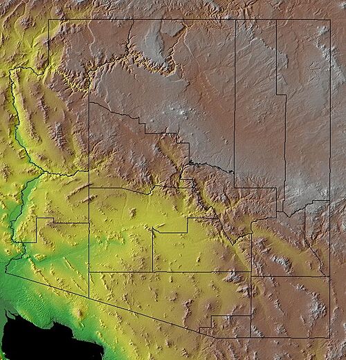 Noaa topo az