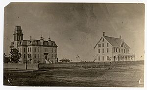 Old Main Building and Stearns House, St. Cloud State University, St. Cloud, Minnesota - DPLA - 76ec16bf73aa628314f4e6f77bac7ac3