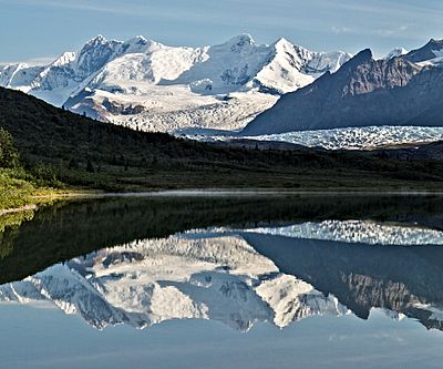 Parka Peak reflection