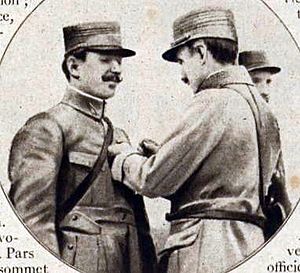 Pegoud croix de guerre