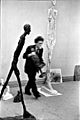 Photograph of Alberto Giacometti by Cartier Bresson