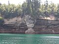 Pictured Rocks National Lakeshore sandstone