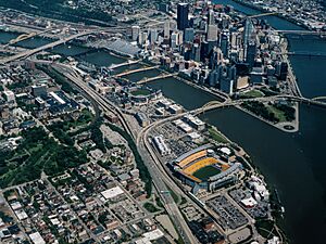 Pittsburgh - Acrisure Stadium and Skyline (53910936115)