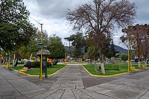 Plaza de Armas in La Cruz