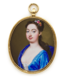 Portrait miniature of an unknown lady, Christian Friedrich Zincke