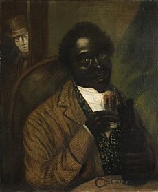Portrait of Ira Aldridge as Mungo by an unknown artist, undated
