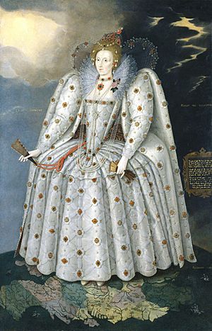 Queen Elizabeth I ('The Ditchley portrait') by Marcus Gheeraerts the Younger
