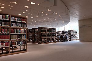 Reading room at National Library of Israel