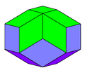 Rhombic icosahedron