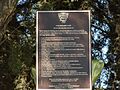 Rules of Use and Conduct sign of the Will Rogers Memorial Park in Beverly Hills, California