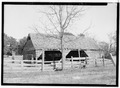 S. W. CORNER OF BARN - Bartlett Smith House, River Road (County Road 97), Shorterville, Henry County, AL HABS ALA,34-SHORV.V,2-9