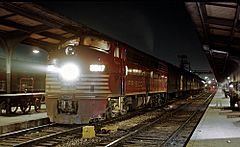 SLSF E8A 2017 with Train 108, The Sunnyland, at Birmingham Alabama Union Station on April 15, 1963 (23847907654)