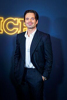 Sebastian Stan at "The Apprentice" in NYC 02