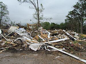 Severe Storm ^ Tornado - Tushka, Okla. , April 26, 2011 -- A tornado hit the town of Tushka on April 14, destroying homes. Jeannie Warner-FEMA - DPLA - b74fa7be247941bb682e76d95a84184f
