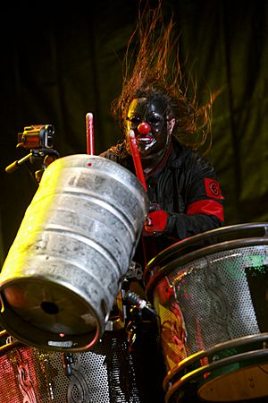 Simon Crahan Says He's Better Than His Dad (Clown) at Drums
