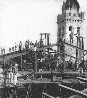 Shkodër Cathedral construction