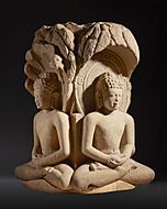 Shrine with Four Jinas (Rishabhanatha (Adinatha)), Parshvanatha, Neminatha, and Mahavira) LACMA M.85.55 (1 of 4)