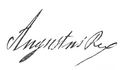 Augustus II's signature