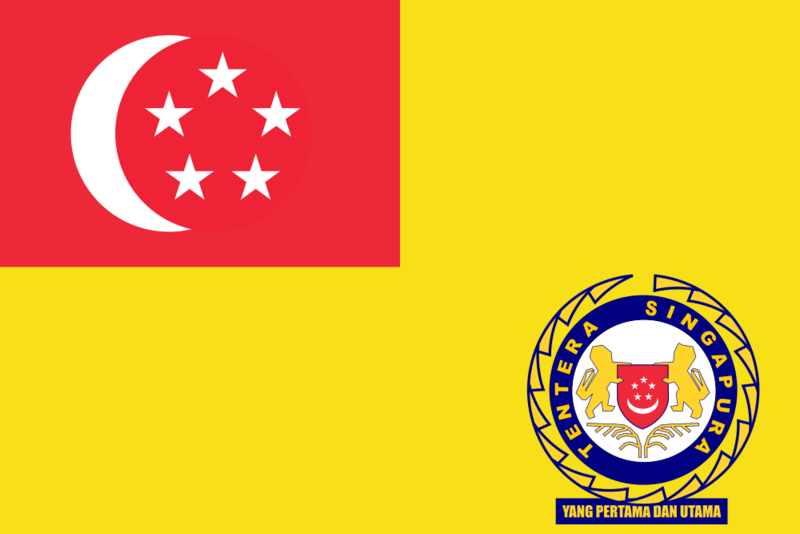 SingaporeArmyinfoboxflag