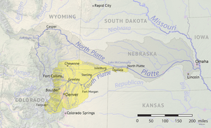 South Platte River watershed