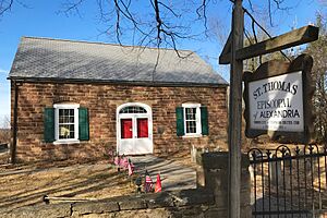 St. Thomas Episcopal Church, Alexandria Township, NJ - front view