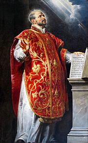 로욜라의 성 이그나티우스(1491-1556)예수회 설립자.