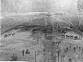 StateLibQld 1 104352 Workers constructing the Enoggera Reservoir, Brisbane, ca. 1864