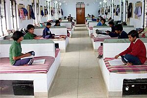 Student hostel (Jawahar Navodaya Vidyalaya, Barabanki)
