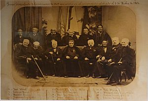 Survivors of the 1809 Siege of Girona in 1864