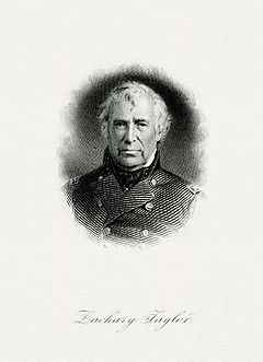 TAYLOR, Zachary-President (BEP engraved portrait)