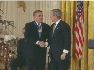 Tenet bush presidental medal of freedom
